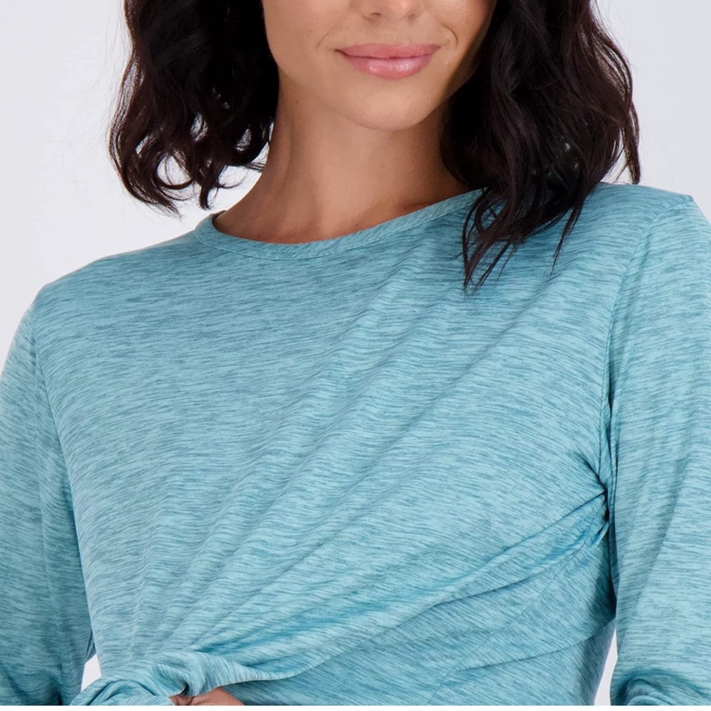 Real Essentials 4 Pack Womens Dry-Fit Long Sleeve Top Size L - Picture 3 of 6